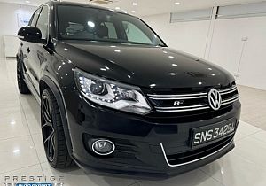 Volkswagen Tiguan 1.4 TSI AT Sunroof 2016 Black Android Player